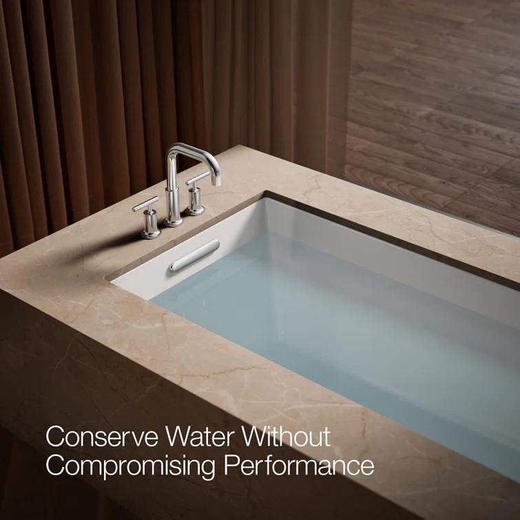 Purist® for Two Deck-Mount Bath Faucet Trim for High-Flow Valve with Lever Handles, Valve Not Included