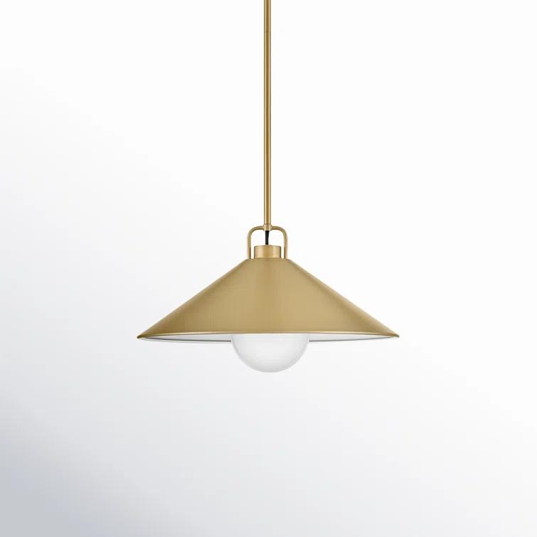 Zoë Single Light Metal Steel Dimmable Pendant