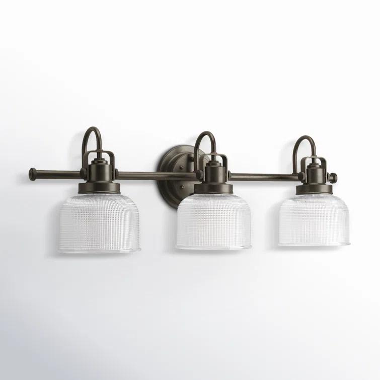 Rosser 3 Light Transparent Dimmable Vanity Light