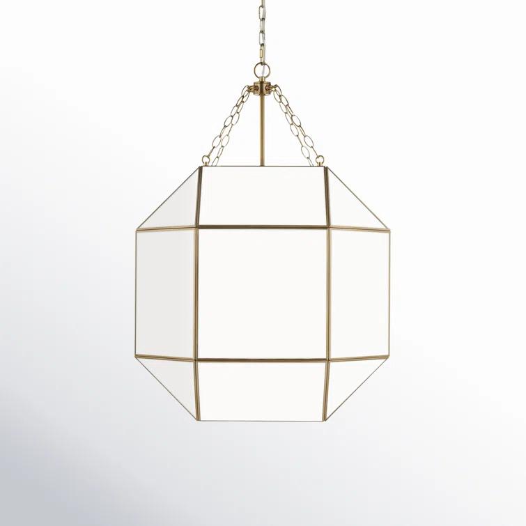 Reid 4 Light Glass Dimmable Pendant