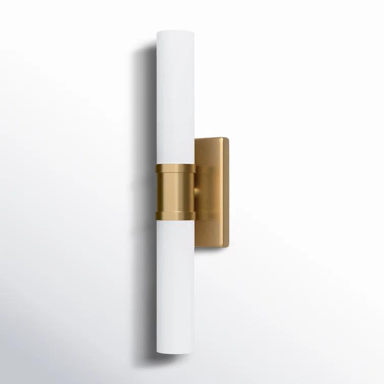 Evelien 2 Light Frosted Dimmable Vanity Light
