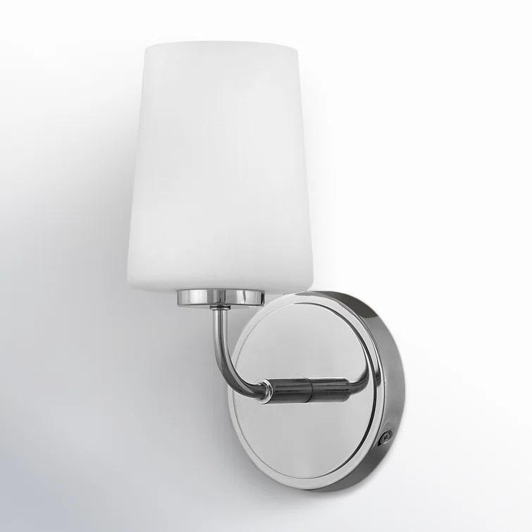 Fitz Single Frosted Dimmable Bath Sconce