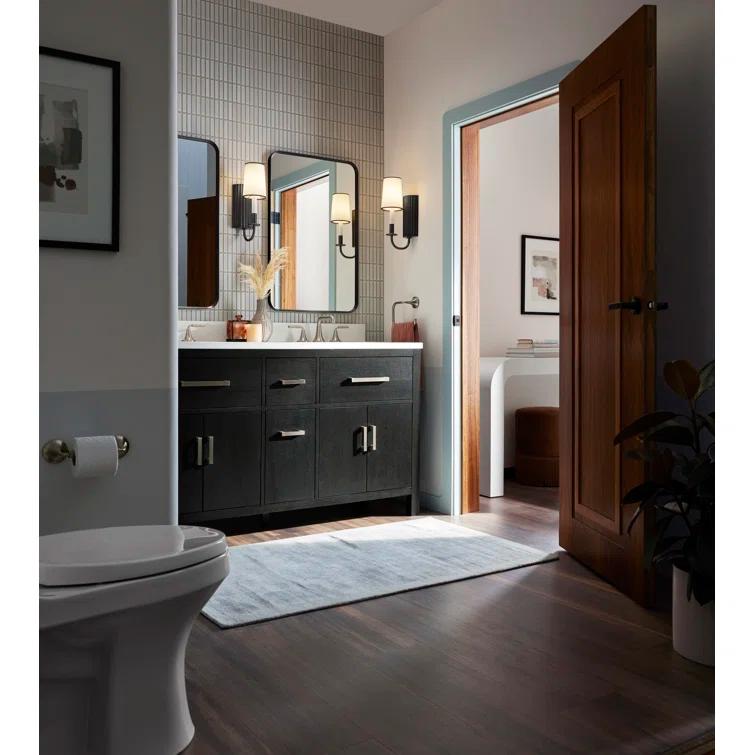 Kresla 60 In. Bathroom Vanity Cabinet With Sinks And Quartz Top