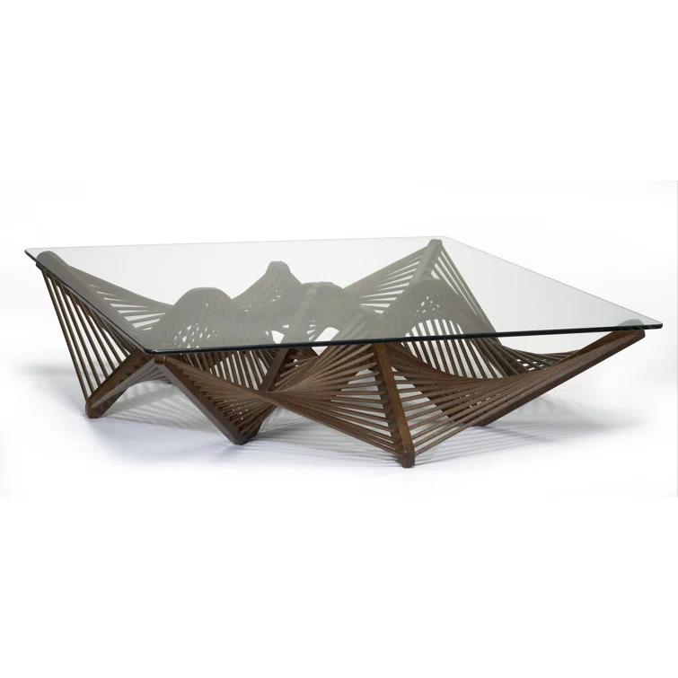 Oggetti Geo Glass Top Coffee Table