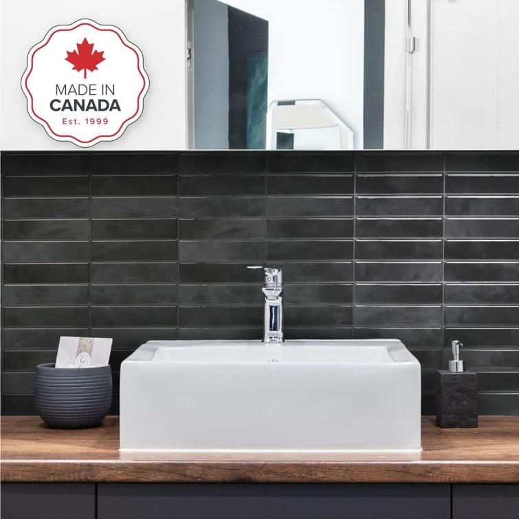 Peel and Stick Gel Backsplash Tile Morocco 11.5'' x 9''