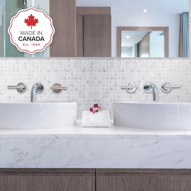 Peel and Stick Gel Backsplash Tile Blok 12" x 22"