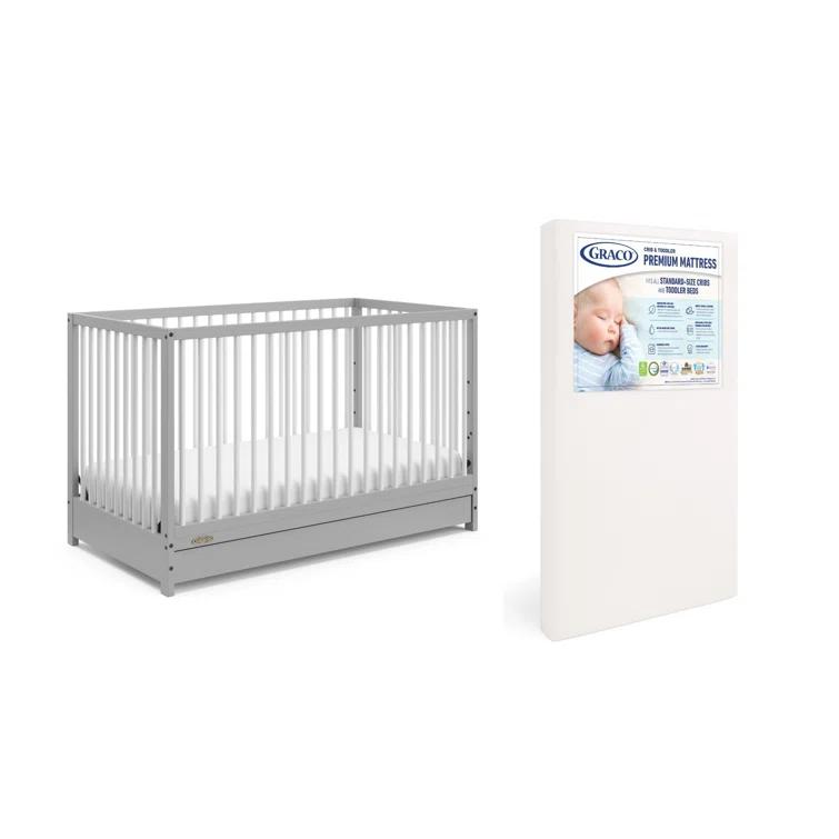 Graco Teddi 5-in-1 Convertible Crib with Storage