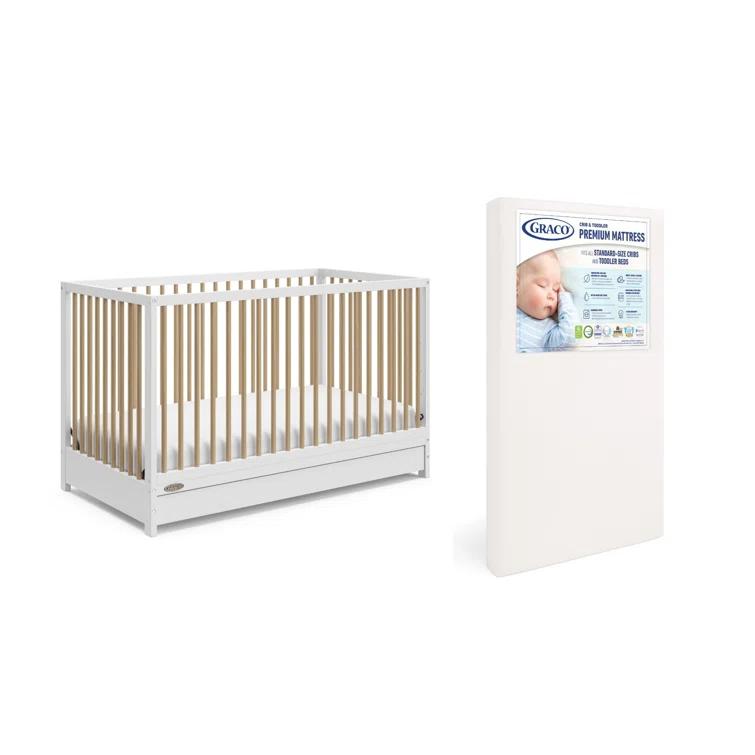 Teddi 5-in-1 Convertible Crib with Storage
