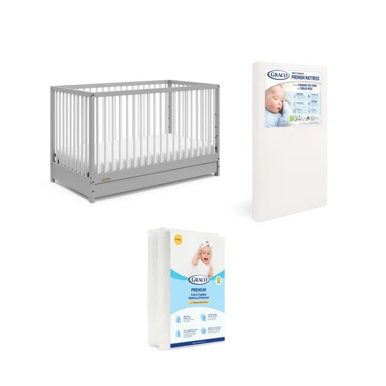 Graco Teddi 5-in-1 Convertible Crib with Storage