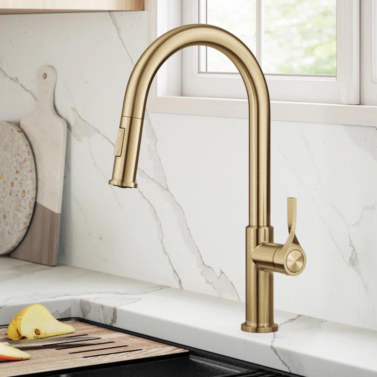Kraus Torak 2-Function Single Handle Pull Down Kitchen Faucet