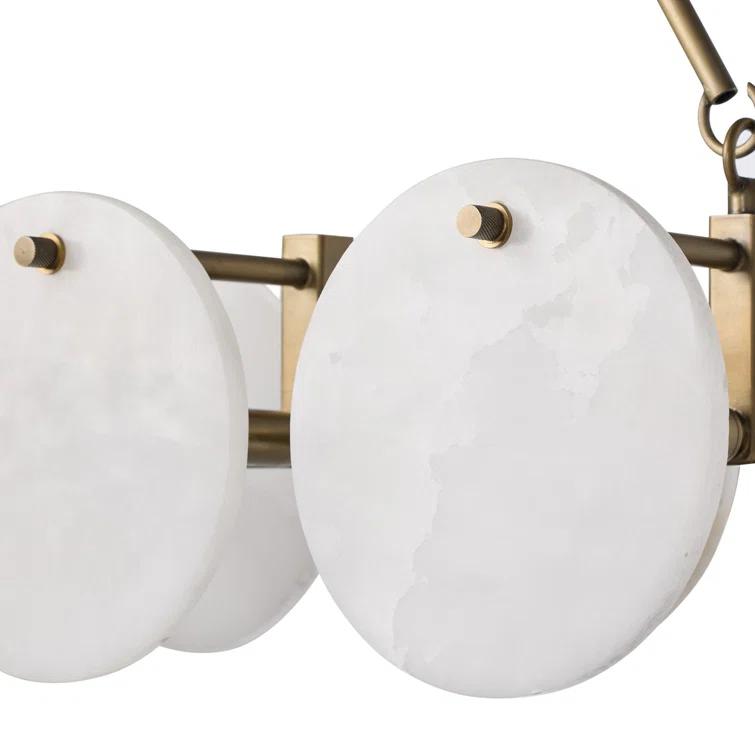 MARCELINE 5 - Light Iron Linear Chandelier