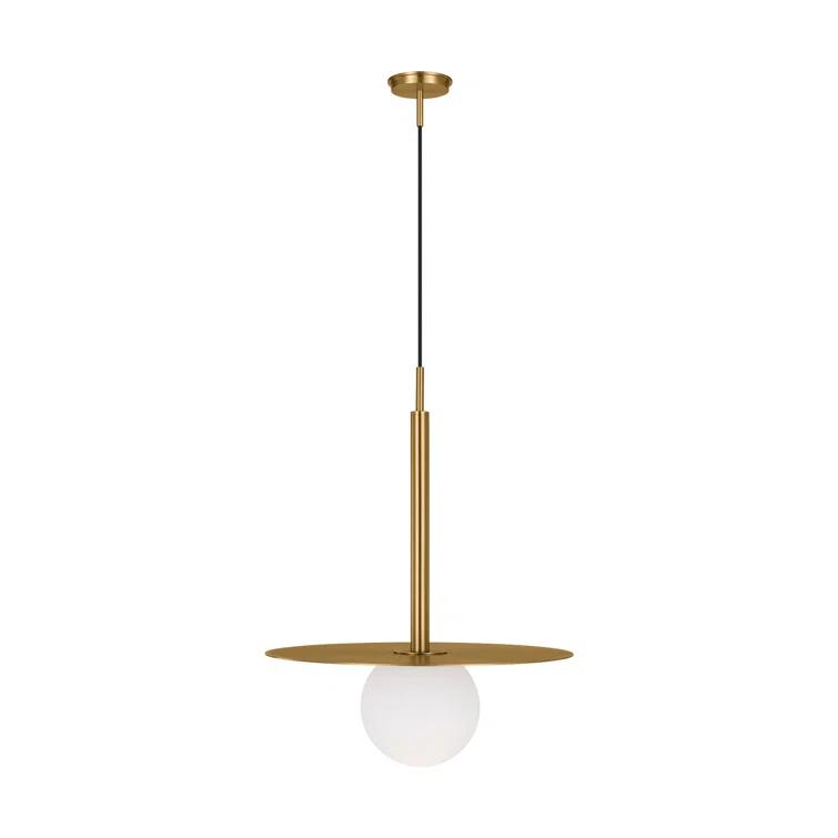 Single Light Glass Dimmable Pendant