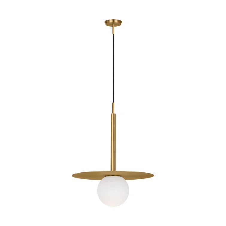 Single Light Glass Dimmable Pendant
