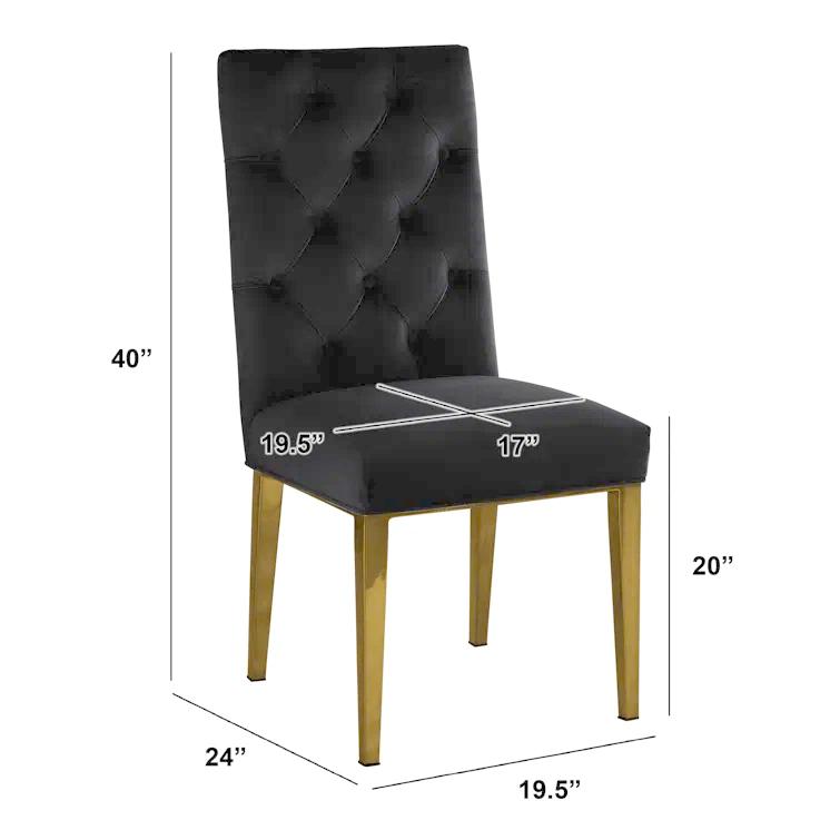 Carnahan Button Tufted Parsons Chair