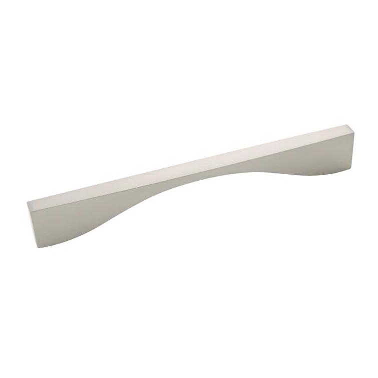 Modern Brushed Nickel Handle Pull with Mounting Hardware