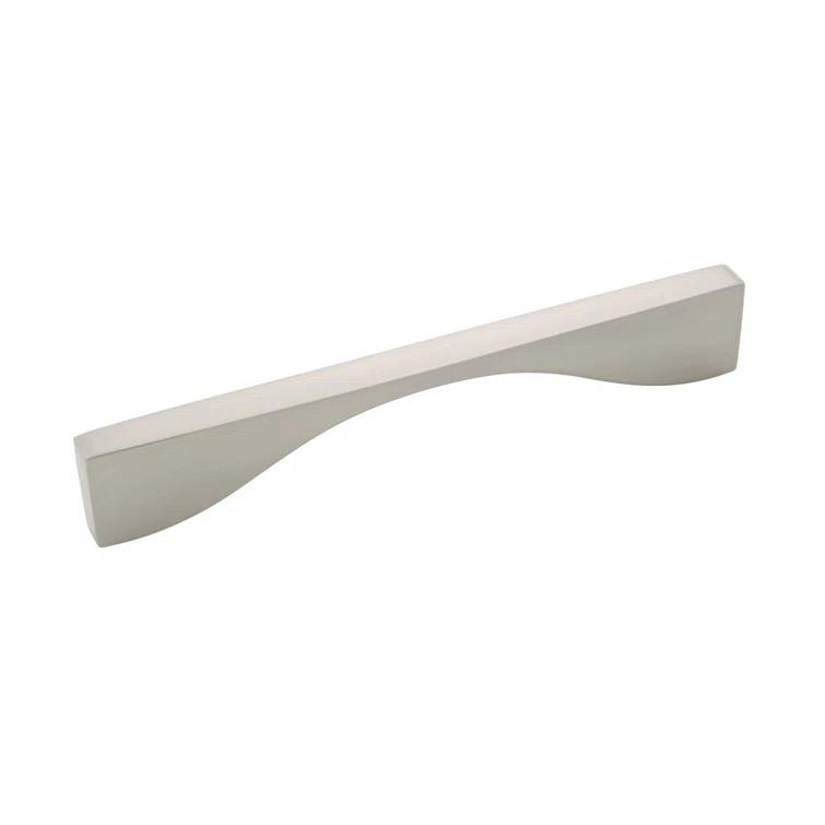 Modern Brushed Nickel Handle Pull with Mounting Hardware