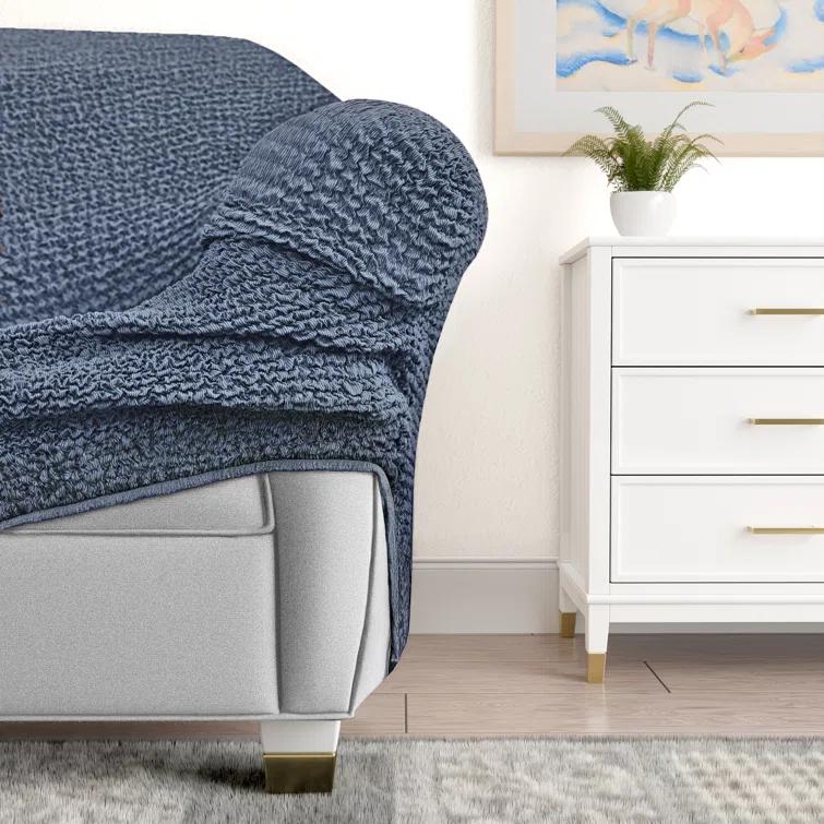 Stretchy Slipcover for Recliner Armchair - Italian Style & Premium Quality - Mille Righe Collection