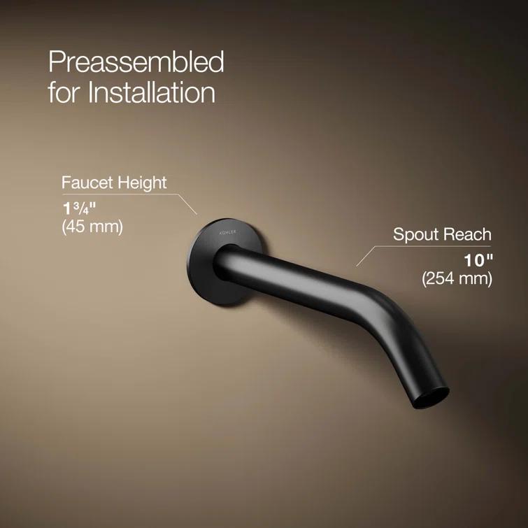 Components Wall-Mount Bathroom Sink Faucet Trim