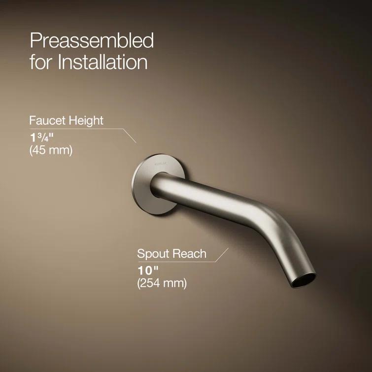 Components Wall-Mount Bathroom Sink Faucet Trim