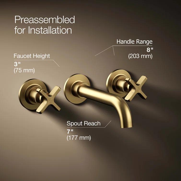 Castia by Studio McGee Wall-Mount Bathroom Sink Faucet Trim 1.2 GPM