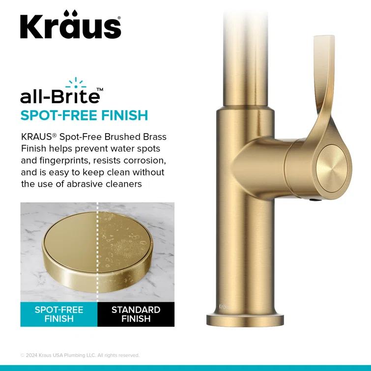 Kraus Torak 2-Function Single Handle Pull Down Kitchen Faucet