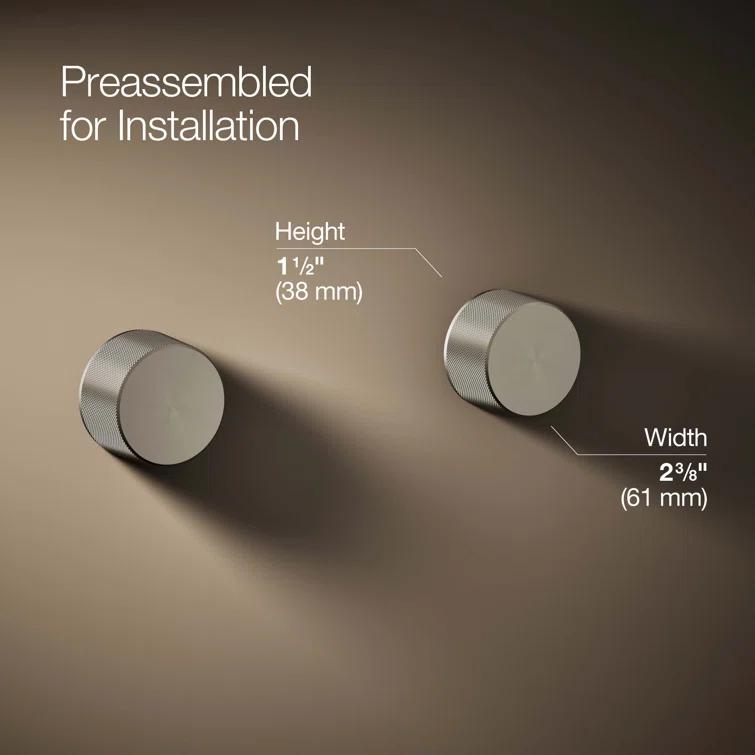 Components Wall-Mount Bathroom Sink Faucet Trim with Oyl Handles