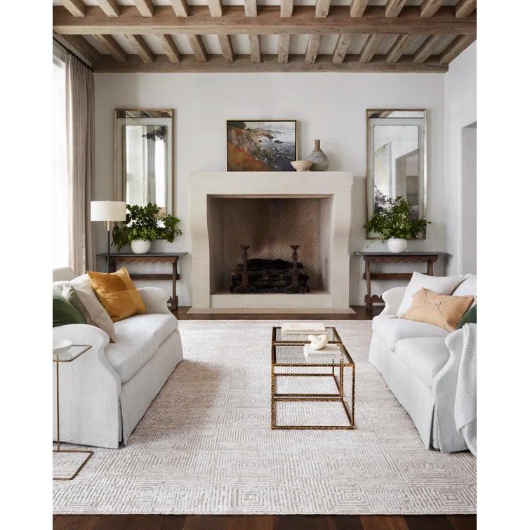 Glacia Sage and Tan Jute Wrapped Glass Floor Vase