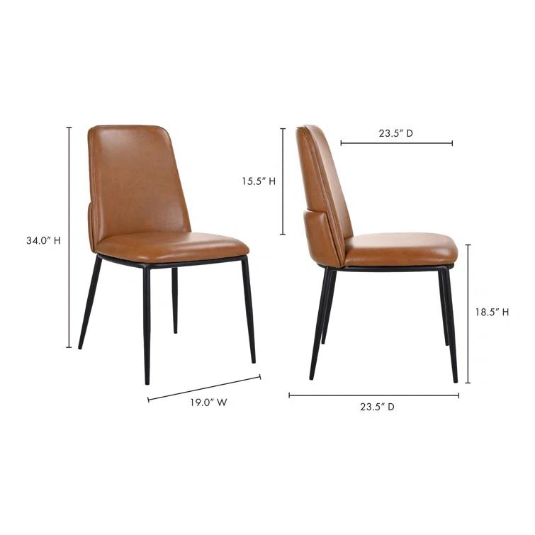 Douglas Dining Chair Brown - Set Of Two