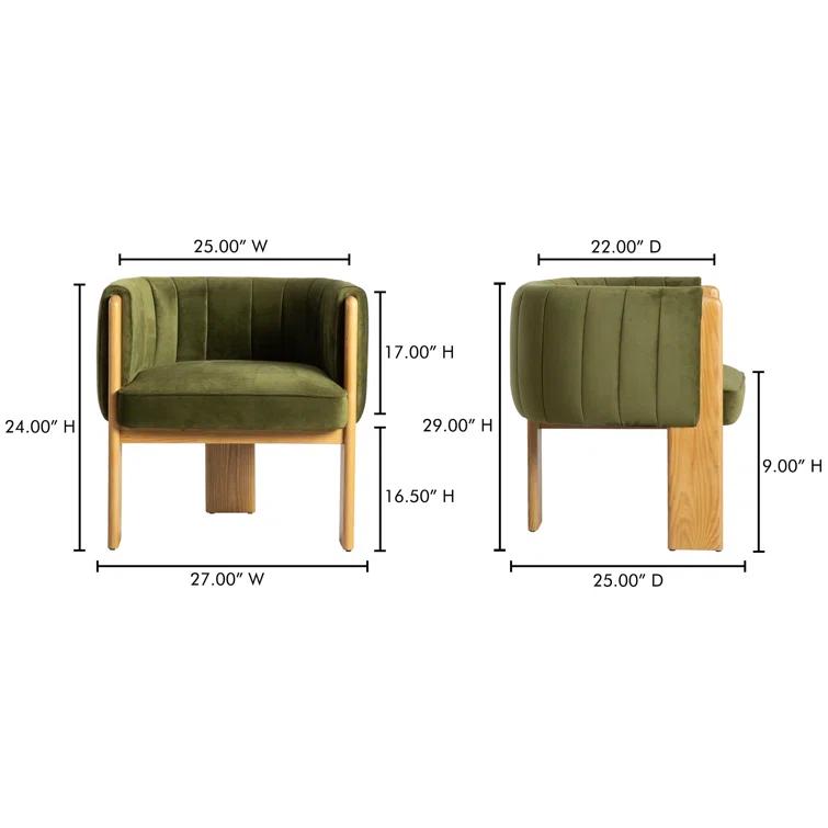Erland Upholstered Barrel Chair