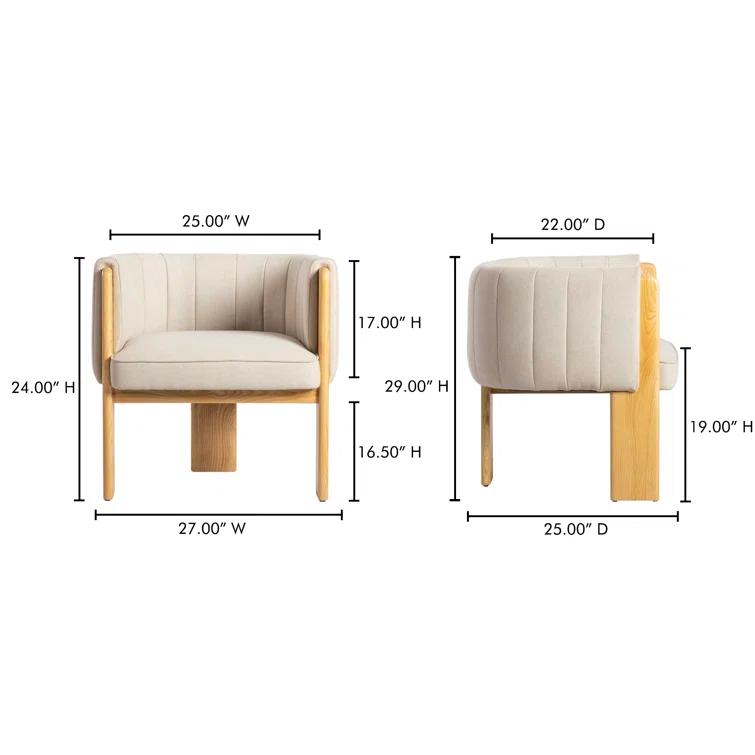 Erland Upholstered Barrel Chair