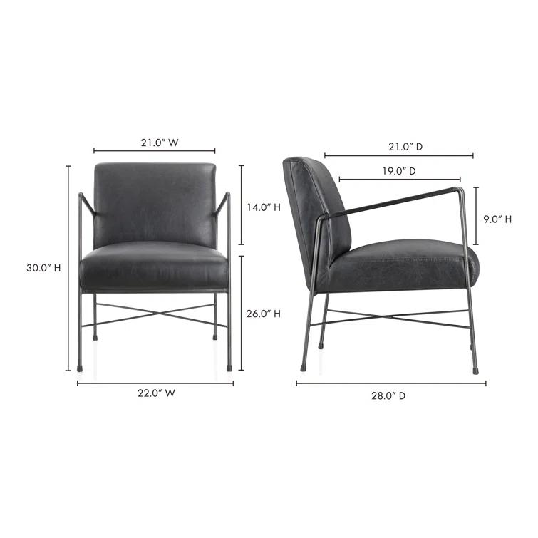 Derry Genuine Leather Armchair
