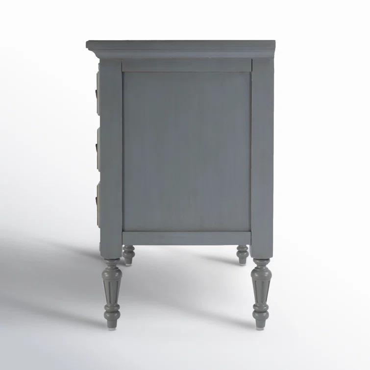 Easterbrook 31.5 in. W Wood 4 Drawer Accent Storage Chest - Gray