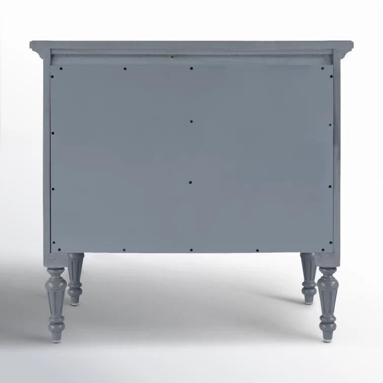 Easterbrook 31.5 in. W Wood 4 Drawer Accent Storage Chest - Gray