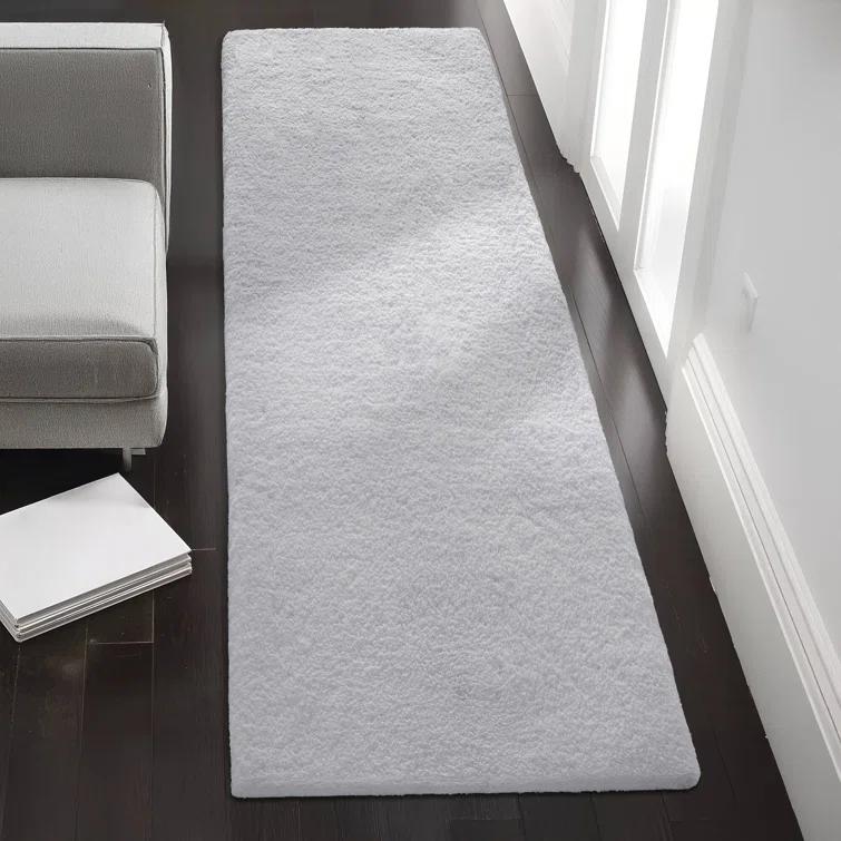 Madison Park Signature Marshmallow Quick Dry Bath Rug with Non-Slip Backing