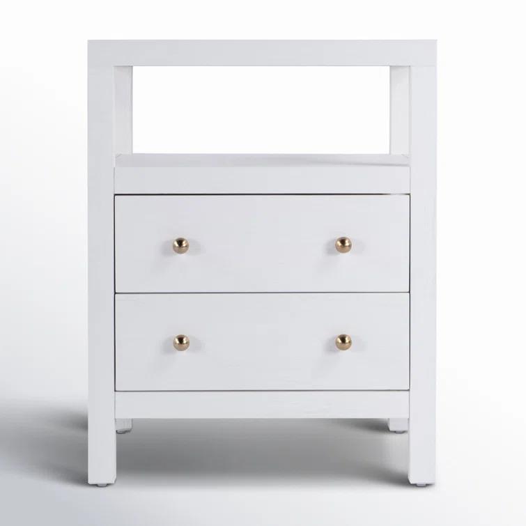 Butler Specialty Company Nora 2-Drawer Nightstand - White