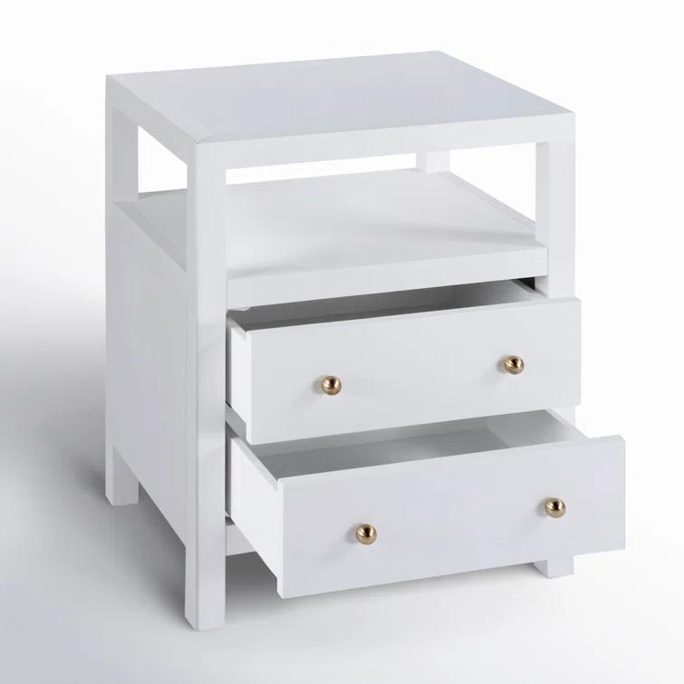 Butler Specialty Company Nora 2-Drawer Nightstand - White