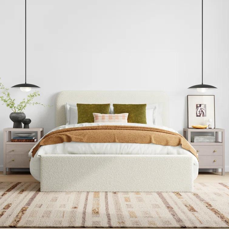 Nora 2-Drawer Wide Nightstand
