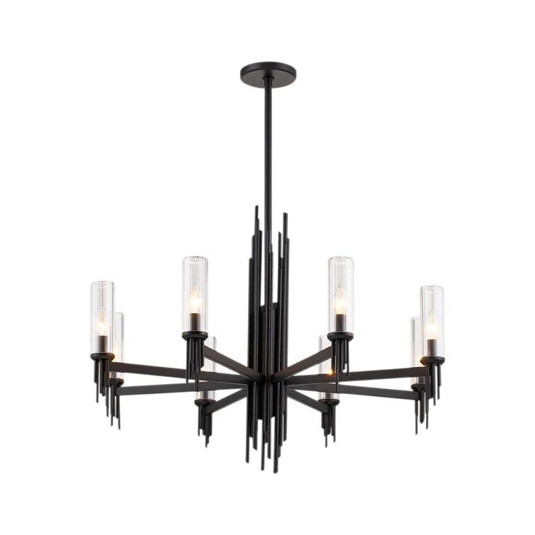 Torres 8 - Light Modern Linear Chandelier