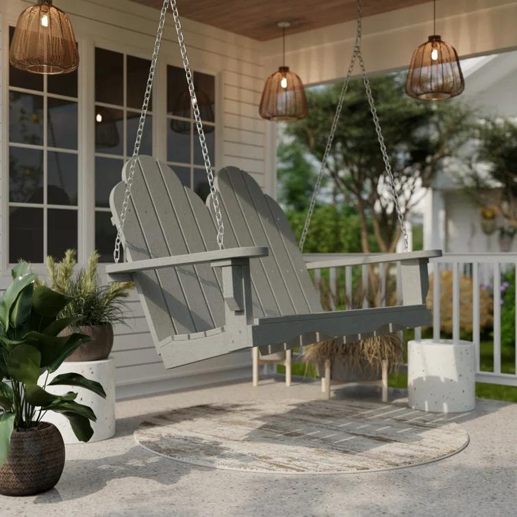 Classic Adirondack Porch Swing