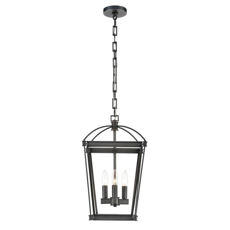 Alora Lighting Manor 4 - Light Lantern Square / Rectangle Chandelier