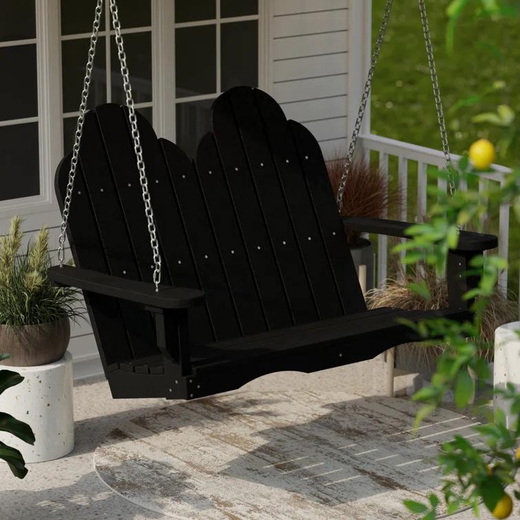 Classic Adirondack Porch Swing