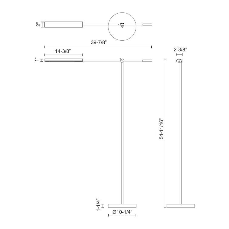 Alora Lighting Astrid 54.6875'' LED Novelty Floor Lamp