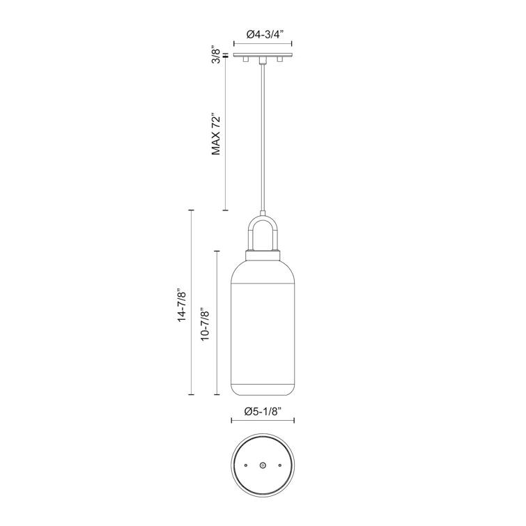 Soji 1 - Light Single Pendant