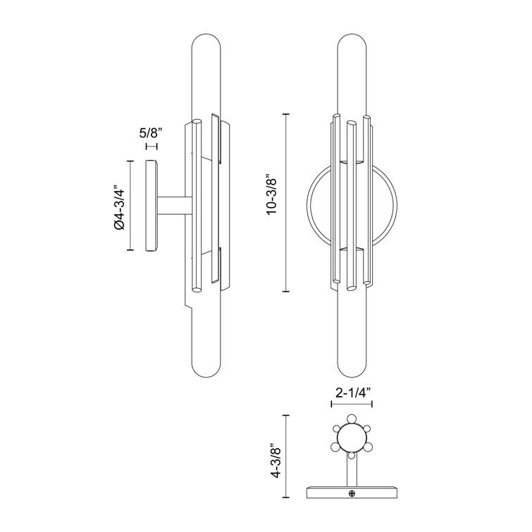 Alora Lighting Torres 2 - Light Vanity Light