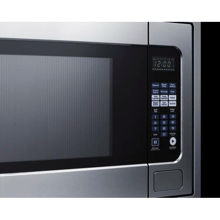 Summit Appliance 27" Wide Built-In Microwave (Trim Kit Included)