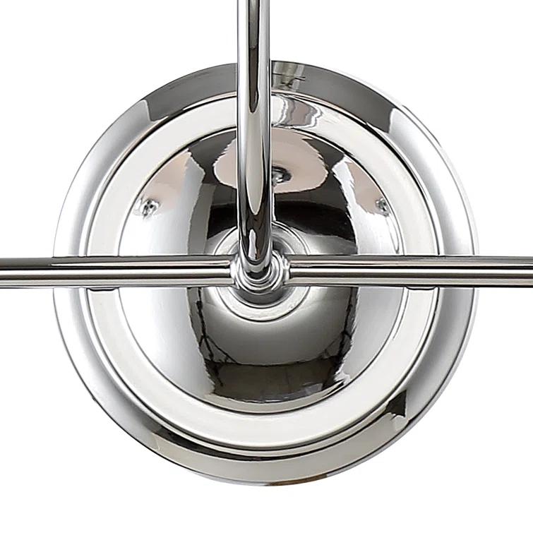 3 Light Bath Vanity In Classic Style 23.25 Inches Wide By 13.25 Inches High-Polished Chrome Finish Crystorama Lighting 2443-Op-Ch