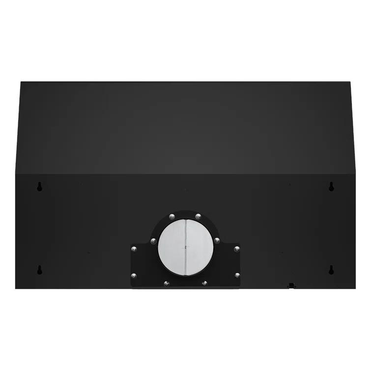 Cosmo 36 In. Haven Collection 500 Cfm Ducted Under Cabinet Range Hood, Touch Controls, Led Lights In Matte Black