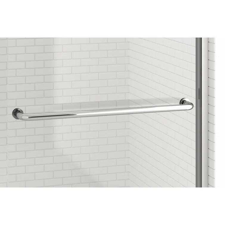 Rotolo 52" W x 70" H Semi Frameless Shower Door