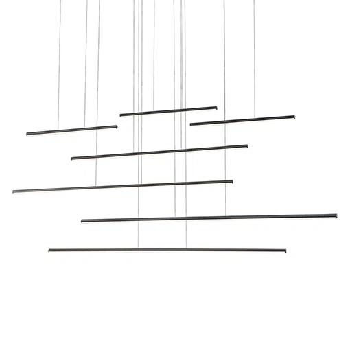 Kuzco Lighting Chute Motion 7 - Light LED Kitchen Island Pendant