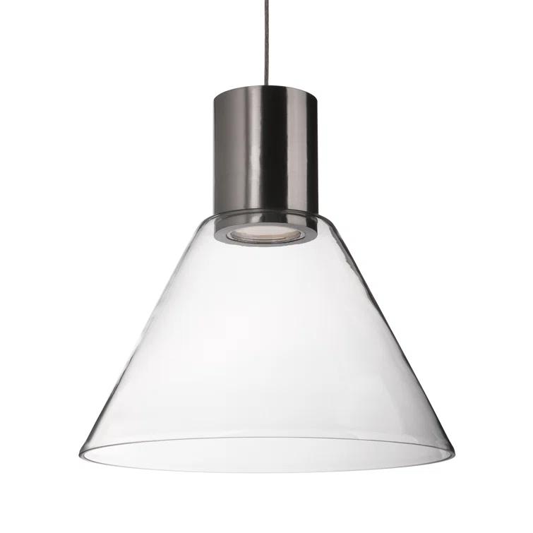 Kuzco Lighting Vanier 1 - Light Brushed Nickel LED Single Pendant